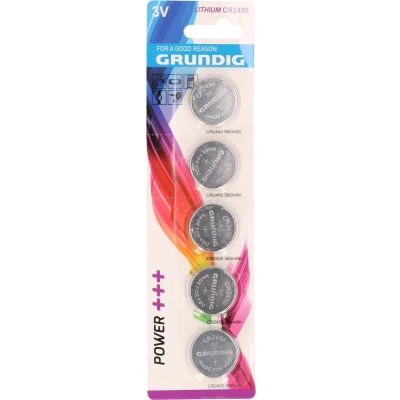 Afbeelding van Grundig Knoopcelbatterijen CR2450 560 mAh 5 stuks