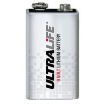 Afbeelding van Lithium batterij Ultralife type U9VL J 9V blok, 9V, lithium,