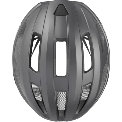 Afbeelding van Abus Macator road helm matt BikeTotaal.nl Grijs