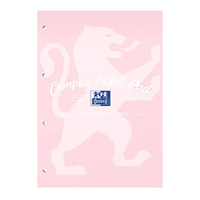 Afbeelding van Oxford Campus gelinieerd papier A4 navulpad, headbound 140 pagina&#039;s, pastelkleur, enkel notitieblok