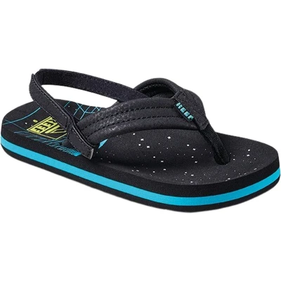 Afbeelding van Reef Little Ahi teenslippers met hielbandje donkerblauw
