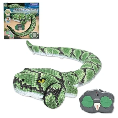 Afbeelding van Lexibook SNAKE01, RC Power Python slang, op afstand bestuurd, 5 km/u, aard en watermodus, waterdicht, uittrekbaar tot 75 cm, kleur groen, één maat, SNAKE01