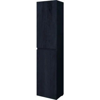 Afbeelding van Looox wooden cabinet 30x40x170cm eiken black wwcs170bl 2