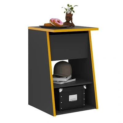Afbeelding van FMD Bijzettafel Zocker Aanvulling op gamingtafel