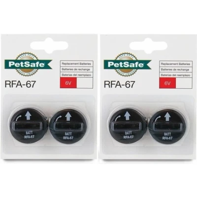 Afbeelding van Petsafe Type RFA 67 Batterij 4 stuks Zwart One size * 2 x