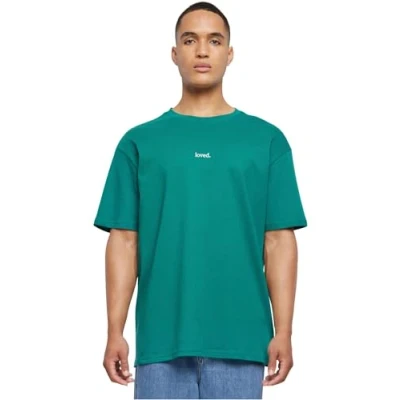 Afbeelding van Merchcode LOVE Heavy Oversized Tshirt print, Heren, Maat: Large, Green