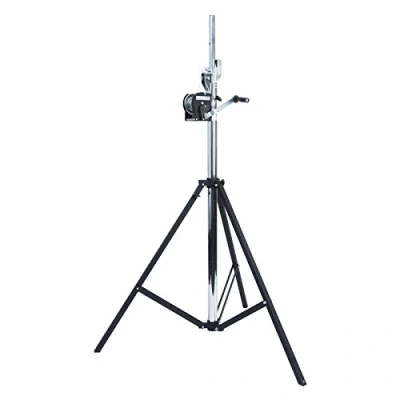 Afbeelding van lightmaXX LS 4000 PRO WIND UP STAND 4m, TV Adapter, TÜV/GS, 85kg Draaistatieven