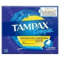 Afbeelding van 12x Tampax Tampons Compak Regular 22 stuks