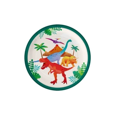 Afbeelding van Dino World Borden 23cm 8 stuks