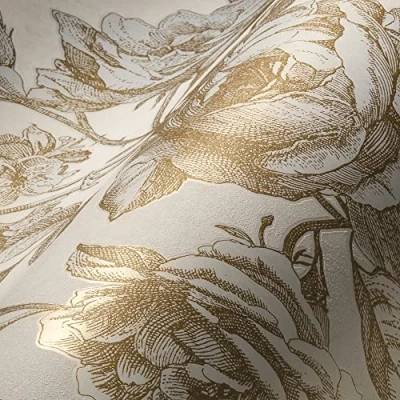 Afbeelding van AS Creation My Home Spa 38698 3 386983 Goud / Grijs