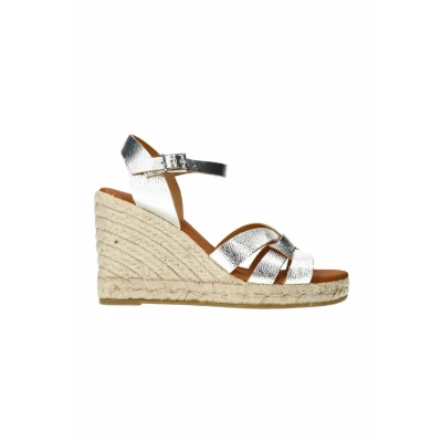 Afbeelding van Sacha Zilveren Sandalen Met Hakken (Maat 36, Leer)