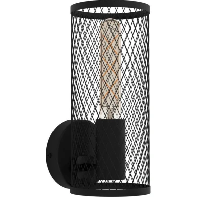 Afbeelding van EGLO Redcliffe Wandlamp E27 12 cm Zwart