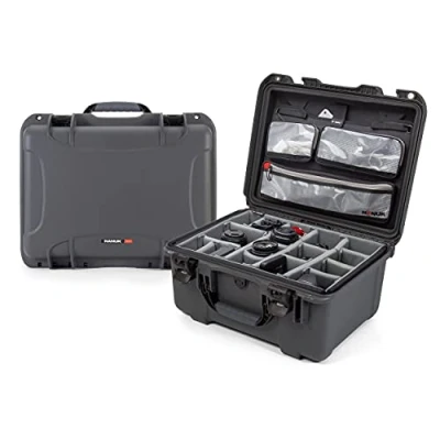 Afbeelding van Nanuk 933 case w/lid org./divider Graphite Pro Photo Kit