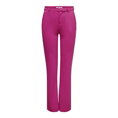 Afbeelding van ONLY ONLRAFFY YO Life MID STR Pant TLR NOOS Broek, Very Berry, XS/34, (XS) W x 34L