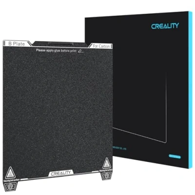 Afbeelding van Creality Officiële K1C bouwplaat PEI blad met mondreiniger 235 x mm textuur oppervlak flexibel verenstalen platform voor Ender 3 V3 SE/KE/Ender 3S1/3S1 Pro/Ender 3V2 Neo/K1 (geen magnetische