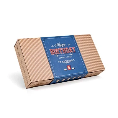Afbeelding van Verjaardag Koffie Cadeaus Voor Mannen &amp; Vrouwen 10 Unieke Koffiezakjes Set Met Premium Gemalen Uit De Hele Wereld Koffieliefhebbers Brievenbusgeschenk in Mandstijl