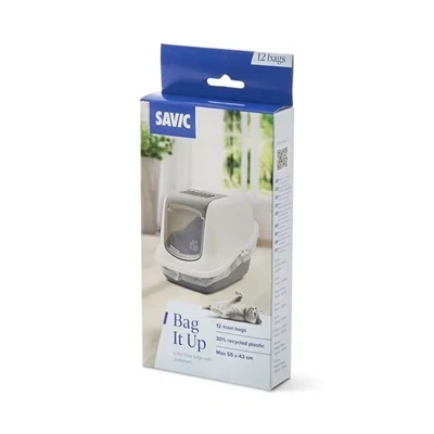 Afbeelding van Savic Kattenbakzak Maxi 12 stuks