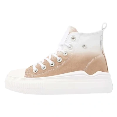 Afbeelding van British Knights KAYA FLOW Sneakers hoog, Dames, Maat: 41, Taupe gradient Katoen