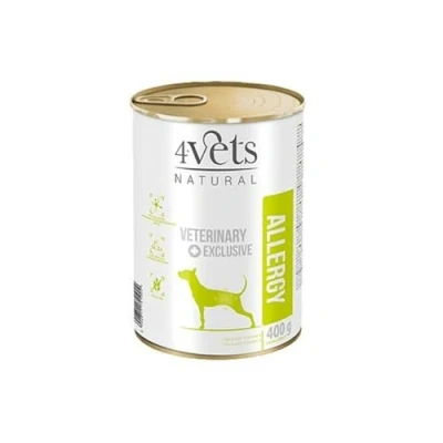 Afbeelding van 4VETS Natural Allergy Lamb Dog nat hondenvoer 400 g