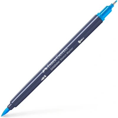 Afbeelding van 5x Sketchmarker Faber Castell Goldfaber 449 azure blue op alcoholbasis