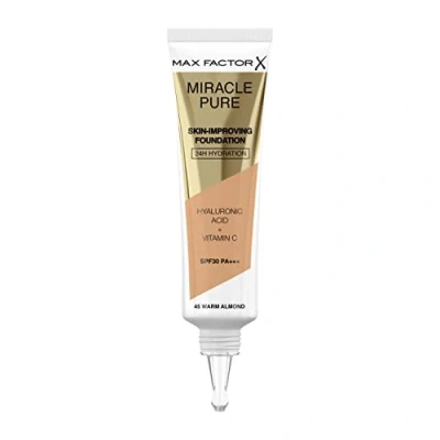 Afbeelding van 1+1 gratis: Max Factor Miracle Pure Foundation 045 Warm Almond 30 ml