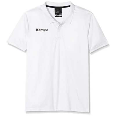 Afbeelding van Kempa Poly Poloshirt Wit Maat 140