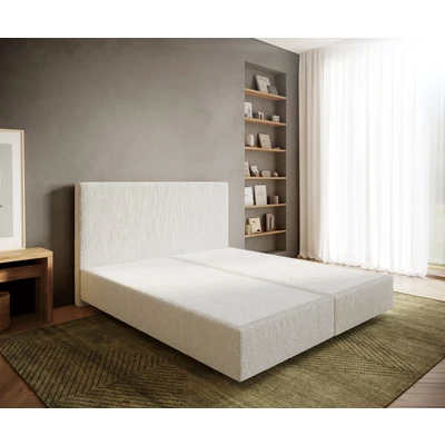 Afbeelding van Boxspringframe Dream Well Bouclé Crème Wit 180x200 cm Bedframe