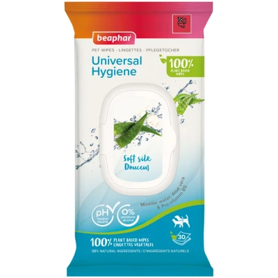 Afbeelding van 10x Beaphar Dierendoekjes Universal Hygiene 30 stuks
