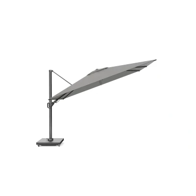 Afbeelding van Platinum zweefparasol challenger T² premium 260x350 cm langwerpig antraciet frame Manhattan doek