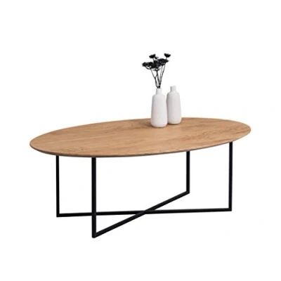 Afbeelding van HomeTrends4You Keno 3 salontafel, hout, bruin, lengte 115 cm, breedte 70 hoogte 40 cm