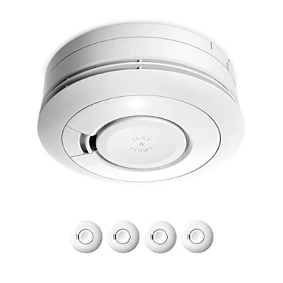 Afbeelding van Ei Electronics Ei650 10 jaar werkende rookmelder, Virtual Bundle Zonder koolmonoxidemelder. 4 Stuk wit