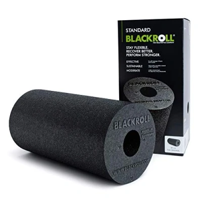 Afbeelding van BLACKROLL® STANDARD, klassieke foamroller voor zelfmassage van rug en nek, effectieve massage roller functionele training, 30 cm, zwart