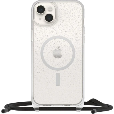 Afbeelding van OtterBox React Necklace hoesje met MagSafe voor iPhone 14 Plus, ultradunne beschermhoes verstelbare en afneembare kettingriem, getest volgens militaire standaard, Stardust