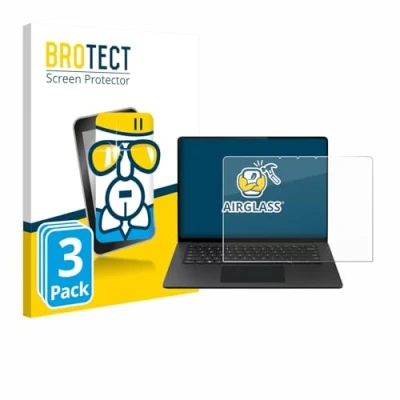 Afbeelding van BROTECT Screenprotector voor Microsoft Surface Laptop 15&quot; Folie Beschermfolie Beschermglas transparant (3 Stuks)