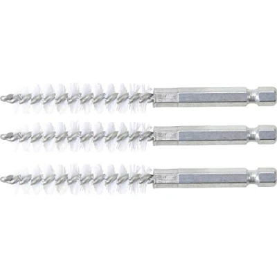 Afbeelding van BGS, Schuurmiddelen, Nylon borstel 11 mm Aandrijving zeskantkop 6,3 (1/4&quot;) 3 stuks.