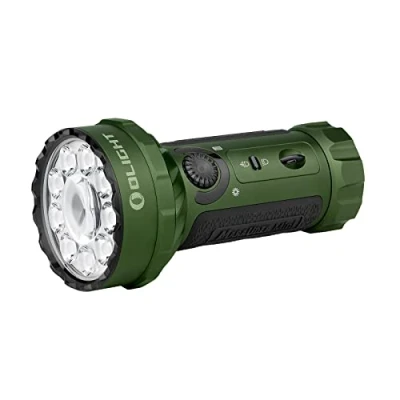 Afbeelding van OLIGHT Marauder Mini LED Zaklamp Super Helder 7000 Lumen 600 Meter Oplaadbare met Spotlight en Schijnwerper, 3 Soorten Gekleurde LED&#039;s Afstandssensor voor Buiten (Groen)