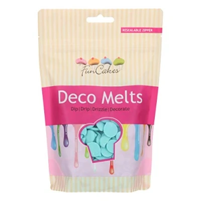 Afbeelding van FunCakes Deco Melts lichtblauw (1 x 250 g)