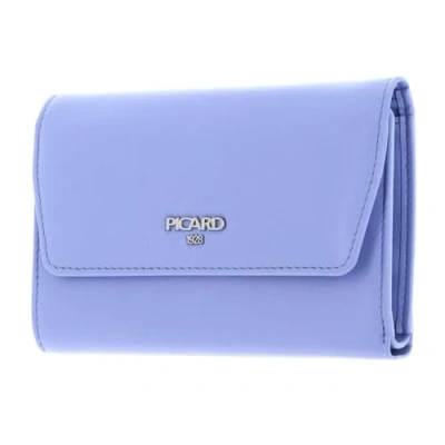 Afbeelding van PICARD Leren Portemonnee Bingo Flap Wallet Violet Paars