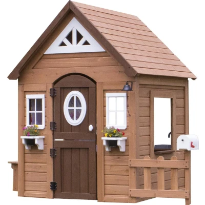 Afbeelding van Backyard Discovery Aspen speelhuis hout Speelhuisje voor buiten in de tuin