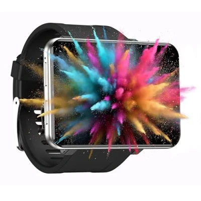Afbeelding van Soundlogic XL Smartwatch Android voor Dames &amp; Heren Smartwatches IOS 16GB, Zilver