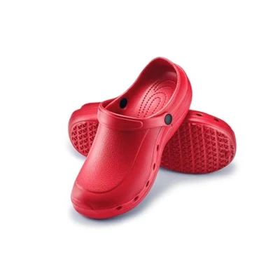 Afbeelding van ESTRO Klompen Heren Tuinklompen Dames Unisex Sanitaire Tuinschoenen Gom Schoenen Zomer F92 (39, Rood)