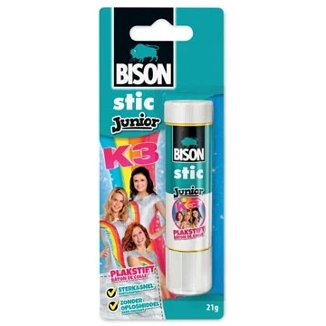 Afbeelding van Lijmstick Bison Junior (Uitwasbaar, 21 gram, K3)