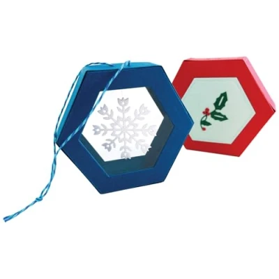Afbeelding van Sizzix Thinlits Die Set hangende ornamentdoos van Catherine Pooler