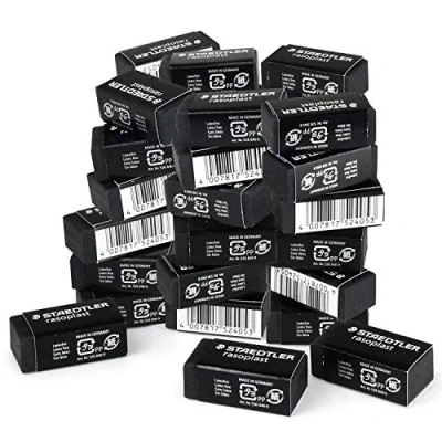 Afbeelding van Staedtler Rasoplast 526B40 9 Eraser 33 x 16 13 mm Zwart