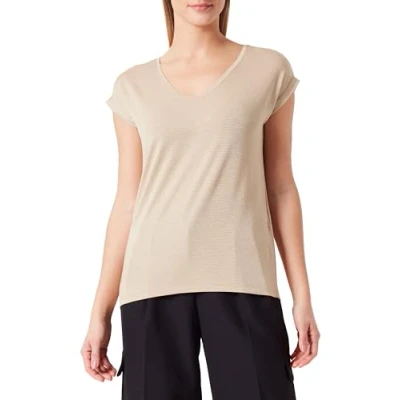 Afbeelding van PIECES PCBILLO TEE LUREX STRIPES NOOS BC Dames T shirts