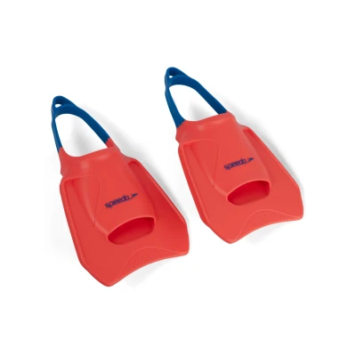 Afbeelding van Speedo Unisex Biofuse Fitness Fin, Fluro Mandarijn/Zwembad Blauw/Blauwe Vlam, S UK