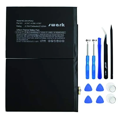 Afbeelding van Swark Accu A1547 Compatibel met iPad Air 2 A1566, A1567, 6 (6e generatie) MGKL2LL/A MGL12LL/A gereedschap