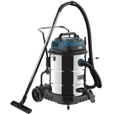 Afbeelding van HBM bouwstofzuiger nat/droog 2x1200W 60L