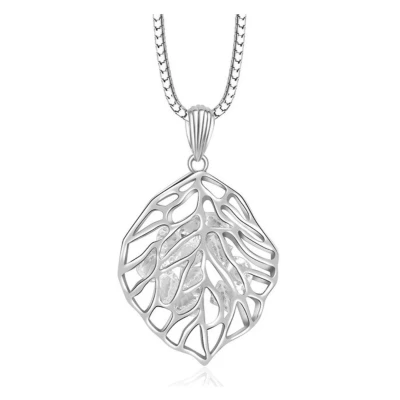 Afbeelding van N3 Collecties Lange trui blad hanger ketting voor vrouwen