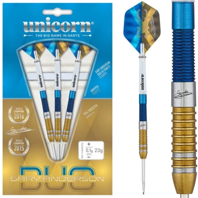 Afbeelding van Unicorn Gary Anderson Duo 90% Dartpijlen 23 Gram
